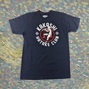 Ripple Junction Navy Naruto Kakashi Hatake Clan Graphic Tee Medium